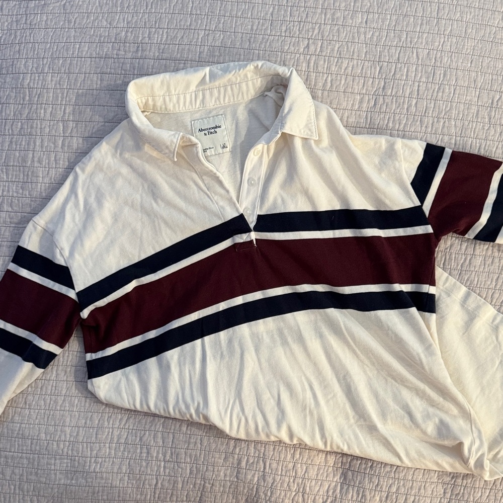 Abercrombie Essential Long Sleeve Rugby Mini Dress